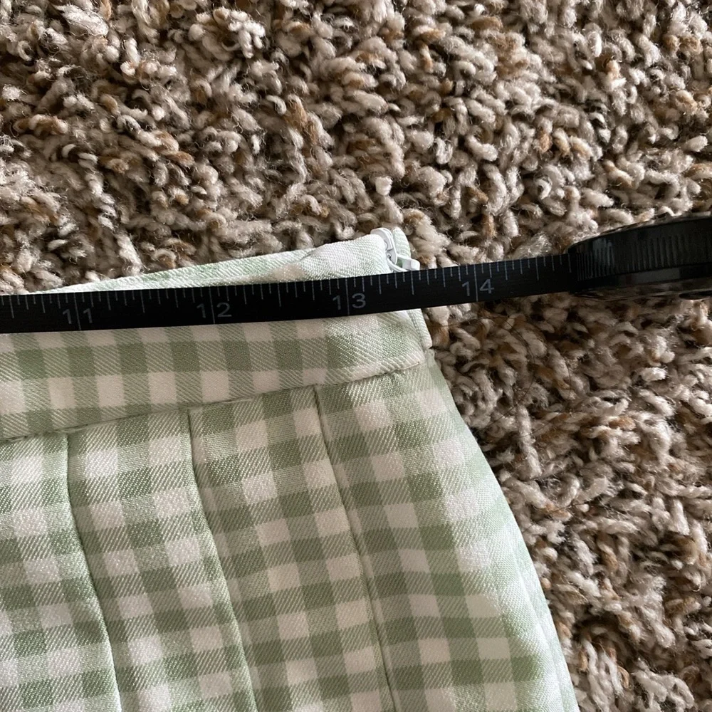 Green and White Plaid SKORT - Picture 4 of 4